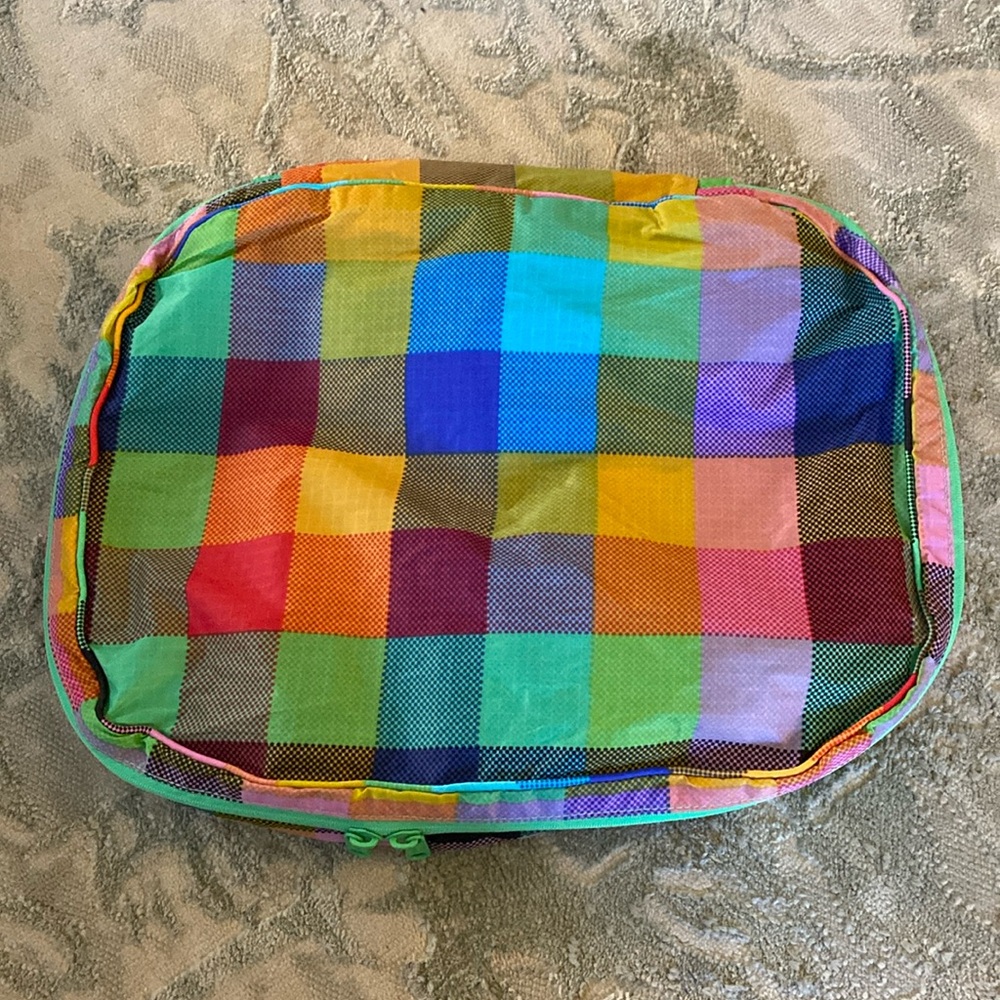 NWOT Baggu Packing Cube Large - Madras #2